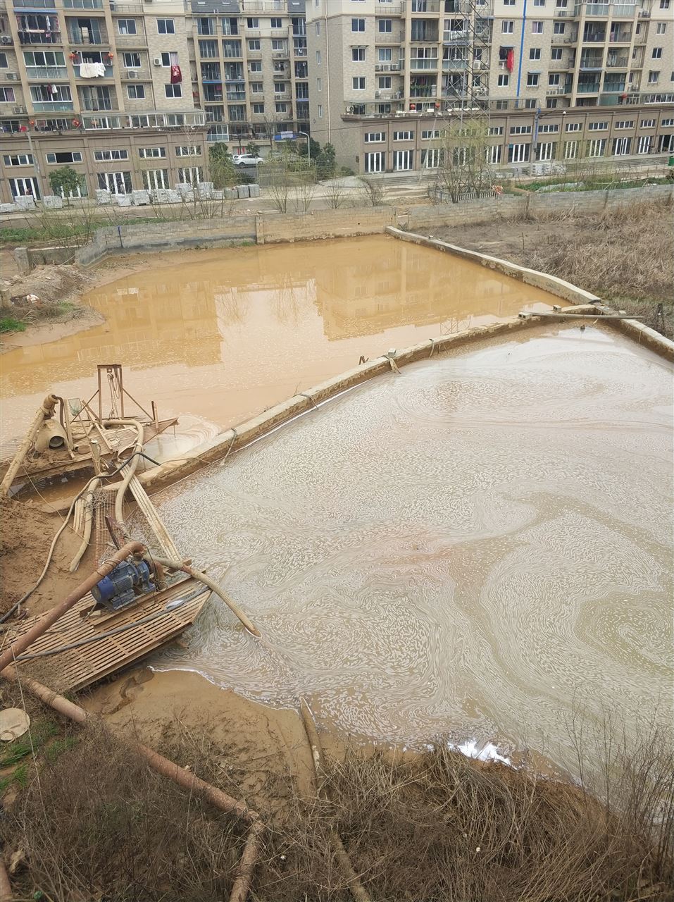 延安沉淀池淤泥清理-厂区废水池淤泥清淤